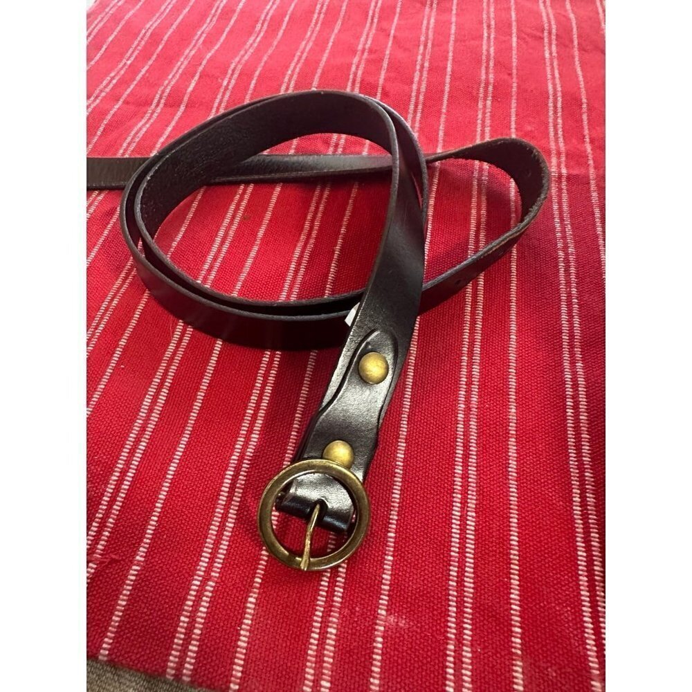 Circle Ring Belt Black